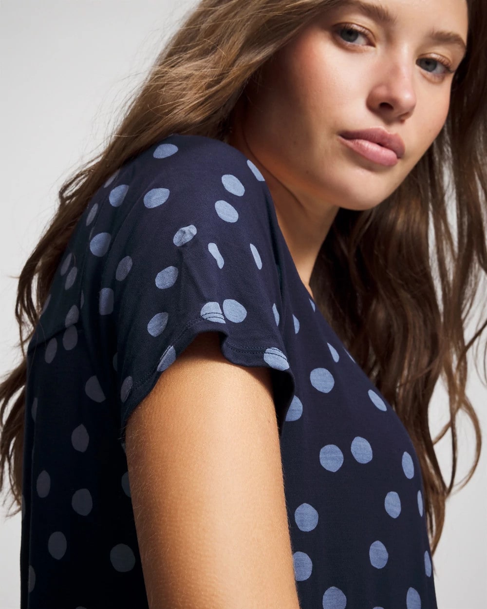 Soma Short Sleeve Long Sleepshirt