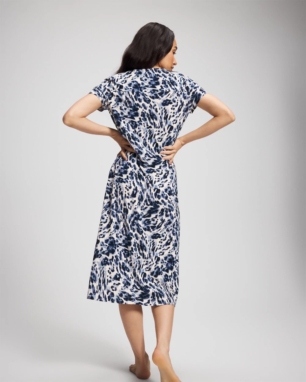 Soma Short Sleeve Long Sleepshirt