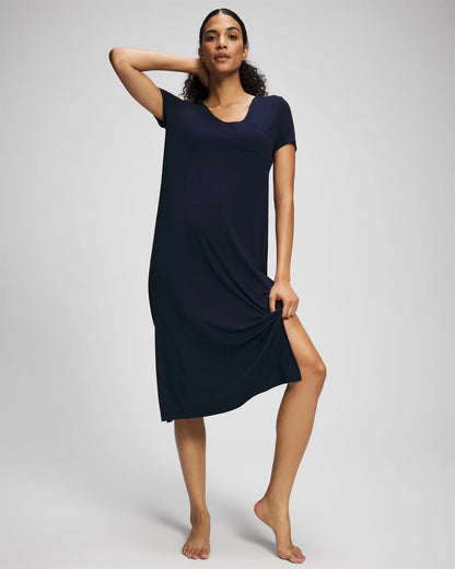 Soma Short Sleeve Long Sleepshirt