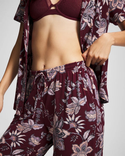 Soma Piped Crop Pajama Pants