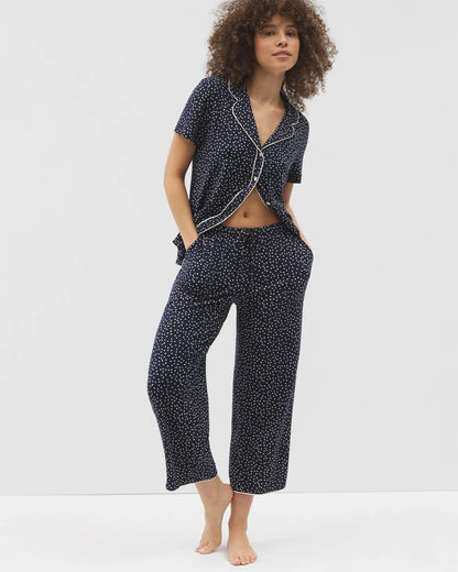 Soma Piped Crop Pajama Pants
