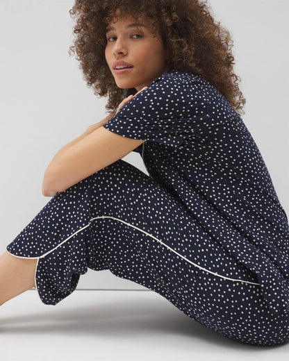 Soma Piped Crop Pajama Pants