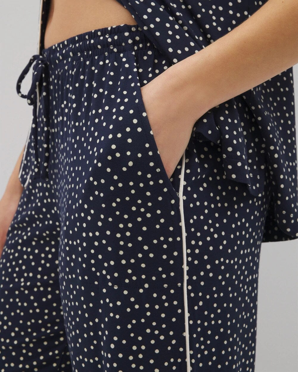 Soma Piped Crop Pajama Pants