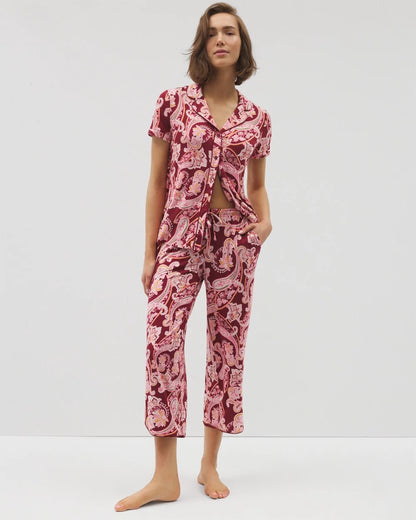 Soma Piped Crop Pajama Pants