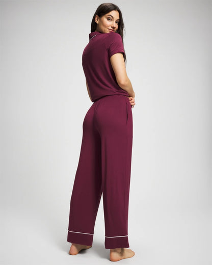 Soma Solid Piped Pajama Pant