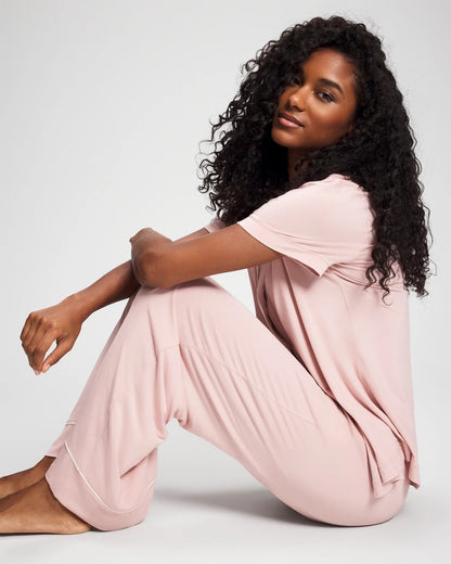 Soma Solid Piped Pajama Pant