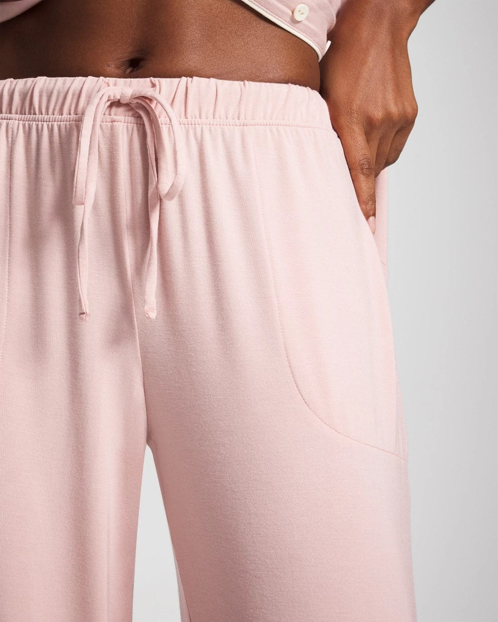Soma Solid Piped Pajama Pant