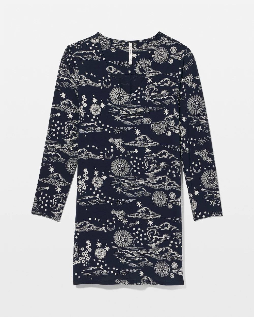 Soma Long-Sleeve Sleepshirt