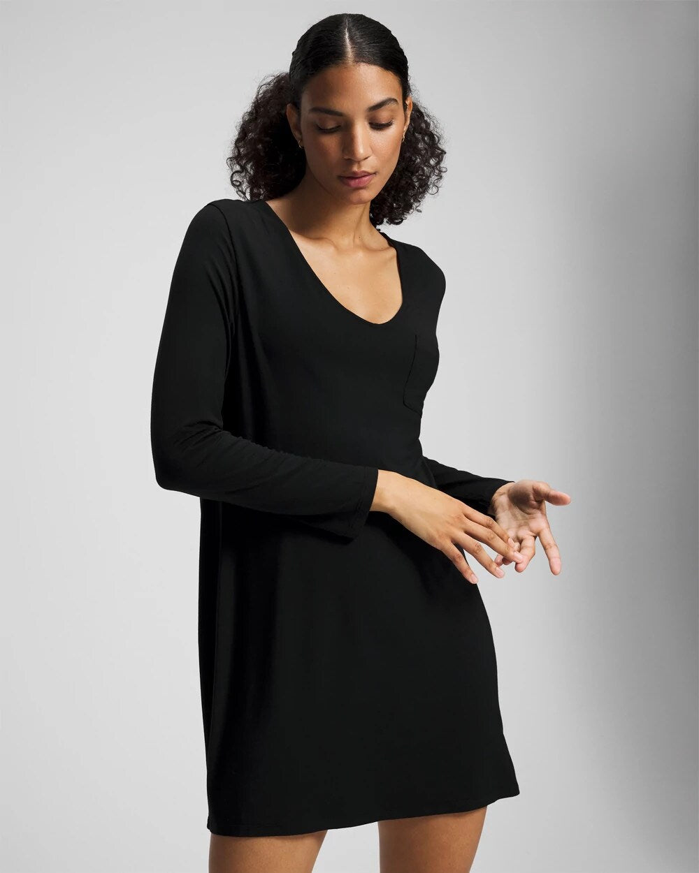 Soma Long-Sleeve Sleepshirt