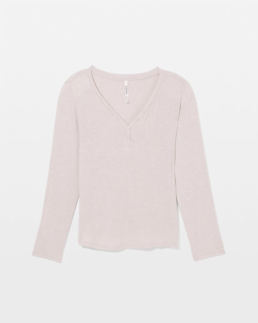 Soma Long-Sleeve Pajama Henley