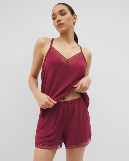 Soma Geo Lace Pajama Short