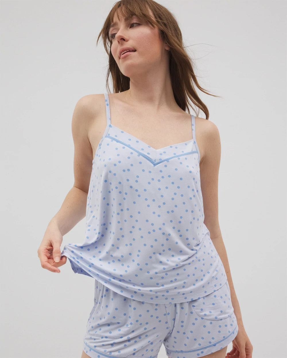 Soma Piped Pajama Cami