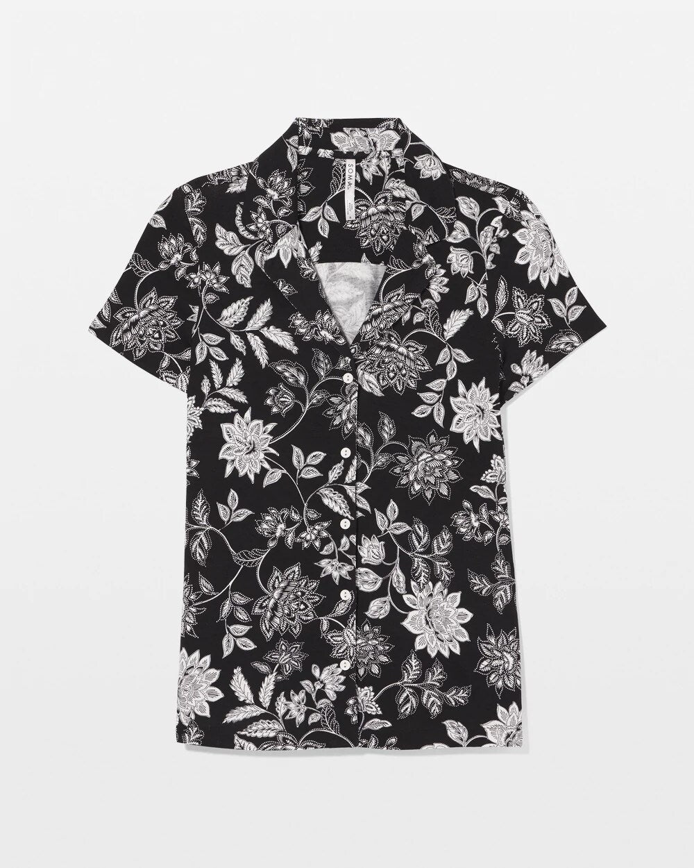 Soma Short Sleeve Notch Collar Pajama Top