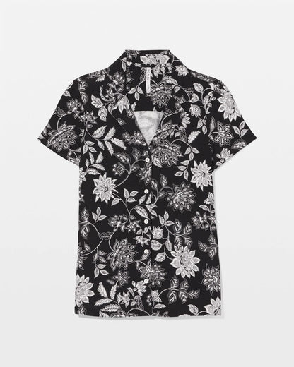 Soma Short Sleeve Notch Collar Pajama Top
