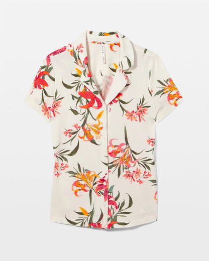 Soma Short Sleeve Notch Collar Pajama Top