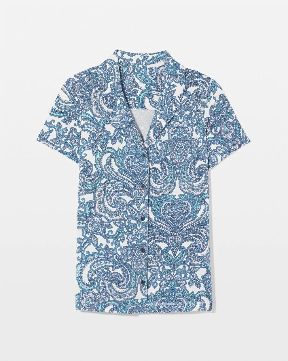 Soma Short Sleeve Notch Collar Pajama Top