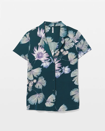 Soma Short Sleeve Notch Collar Pajama Top