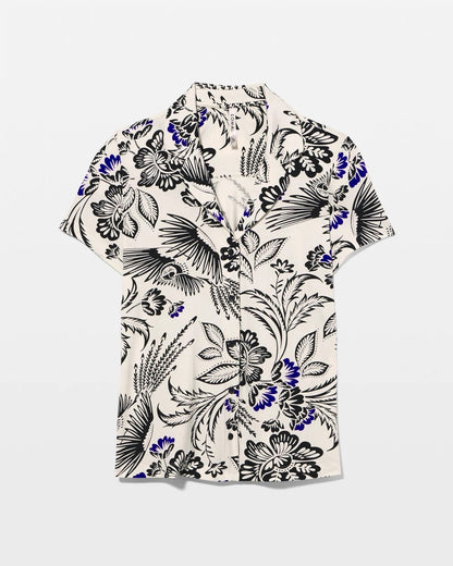 Soma Short Sleeve Notch Collar Pajama Top