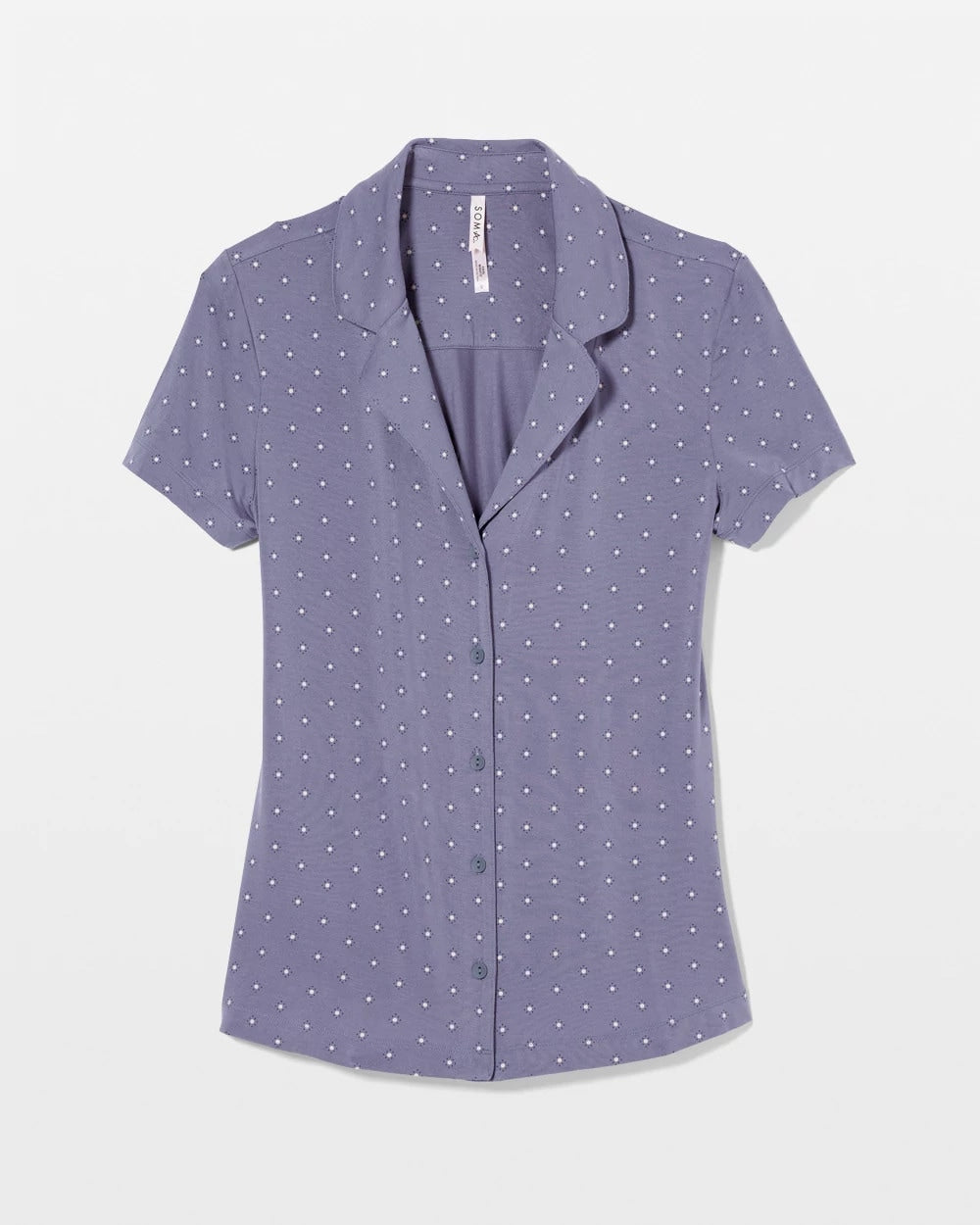 Soma Short Sleeve Notch Collar Pajama Top