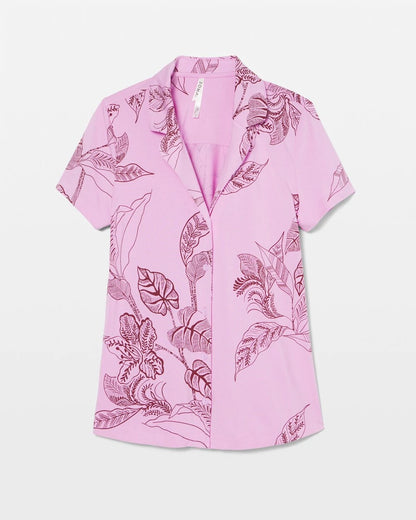 Soma Short Sleeve Notch Collar Pajama Top