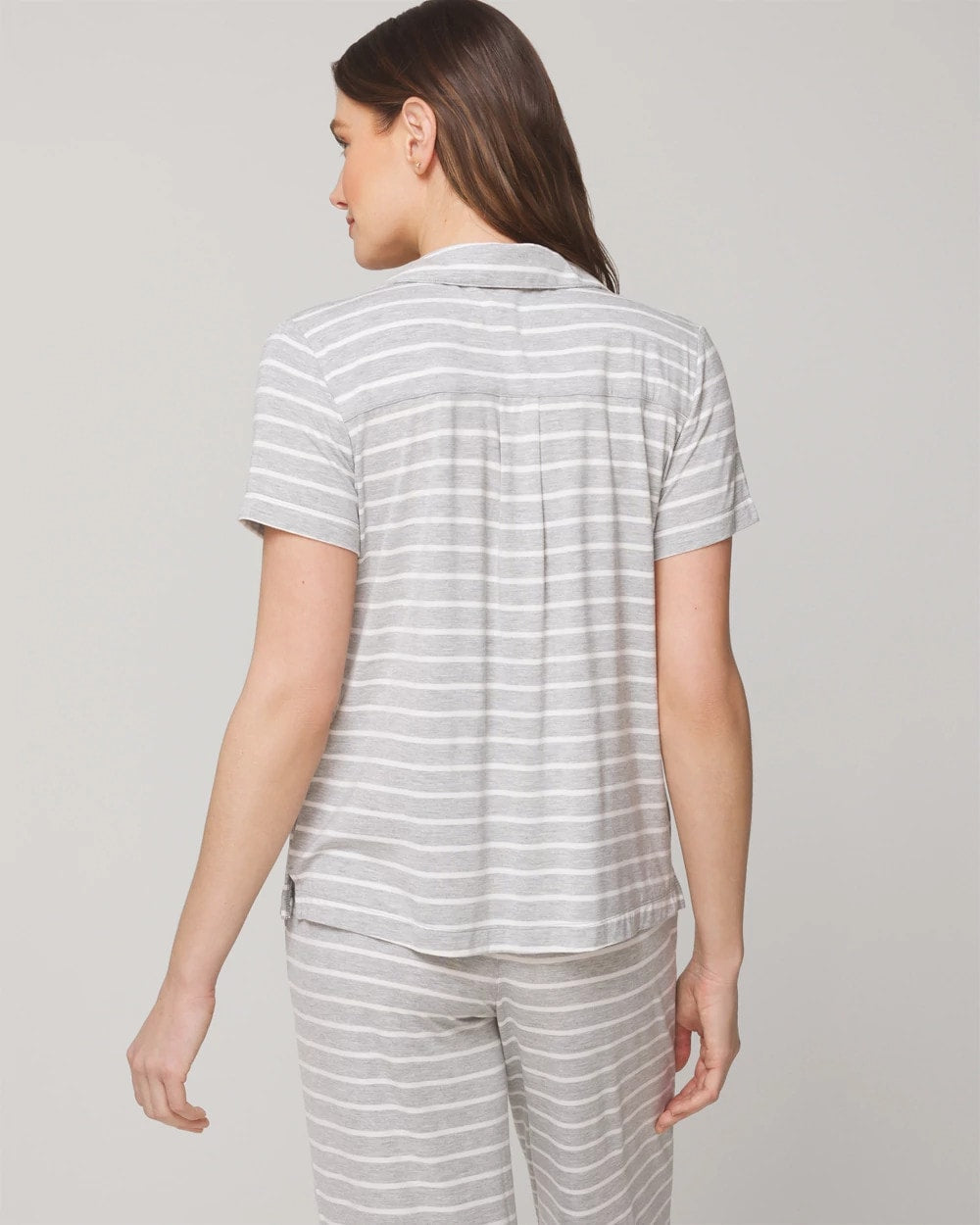 Soma Short Sleeve Notch Collar Pajama Top