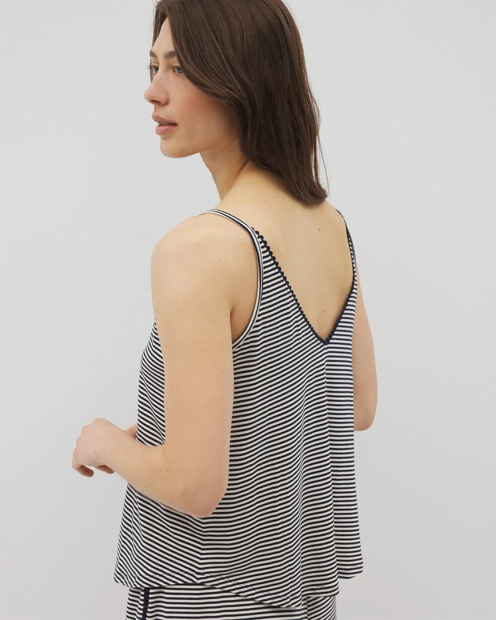 Soma Pom Trim Pajama Cami