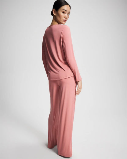 Soma Lace Relaxed Wide Leg Pajama Pant