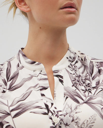 Soma Short-Sleeve Button-Front Pajama Top