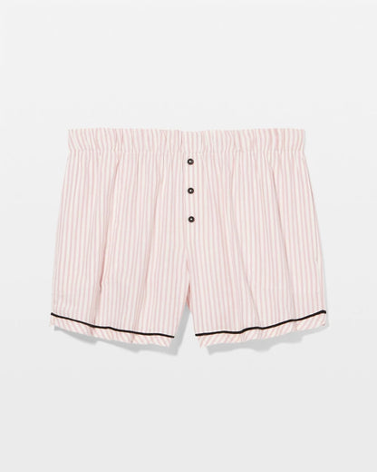 Soma Velvet Piped Boxer Pajama Short