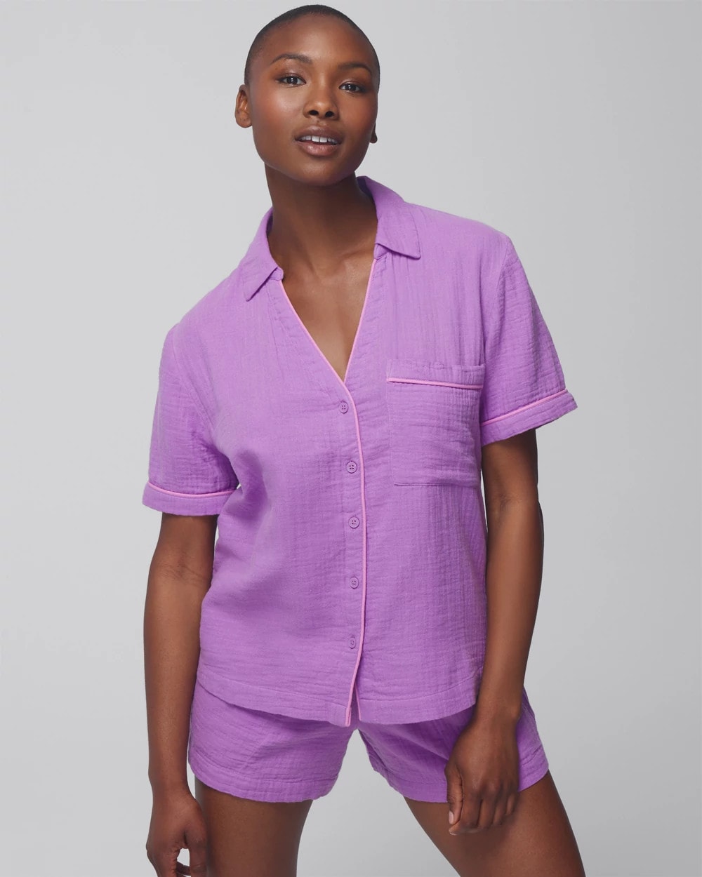 Soma Short-Sleeve Pajama Top