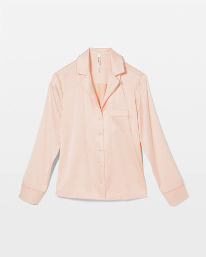 Soma Long-Sleeve Notch Collar Pajama Top