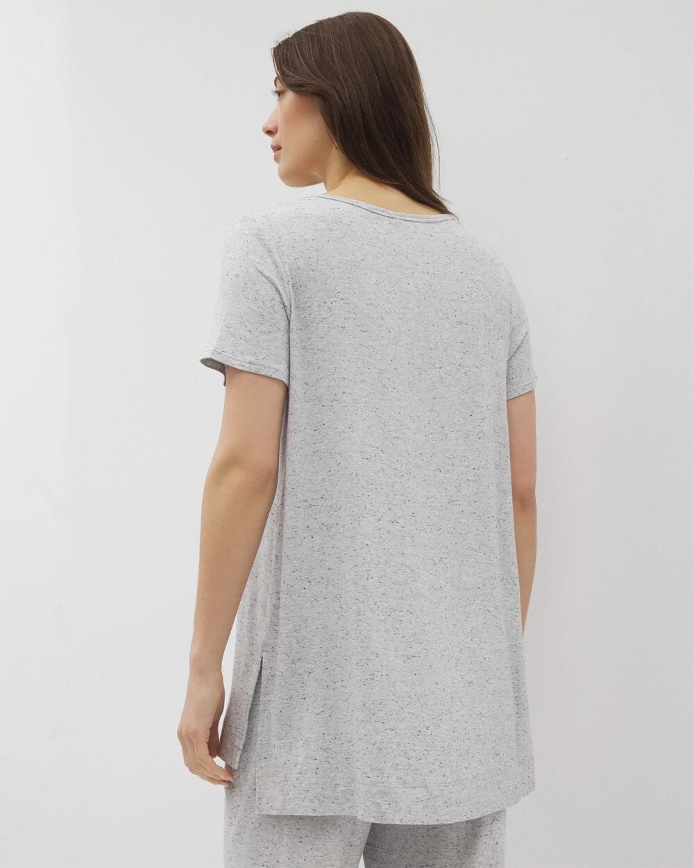 Soma Slub Short Sleeve Tunic Pajama Tee