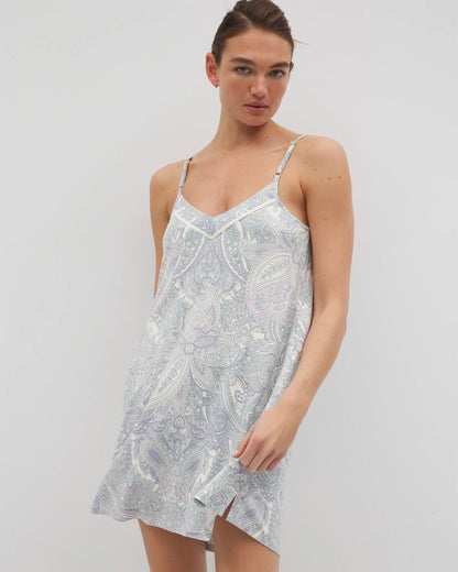 Soma Chemise with Piping
