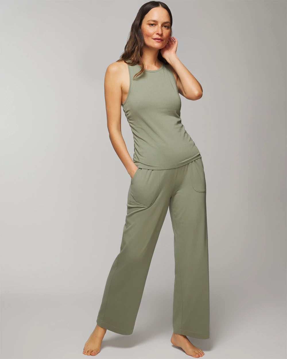 Soma Shirred Side Pajama Tank