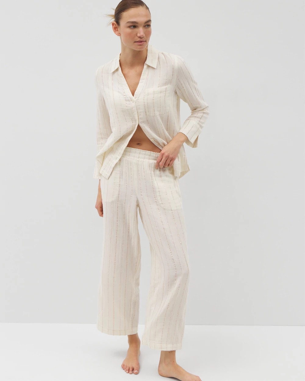 Soma Cotton Gauze Pajama Pant