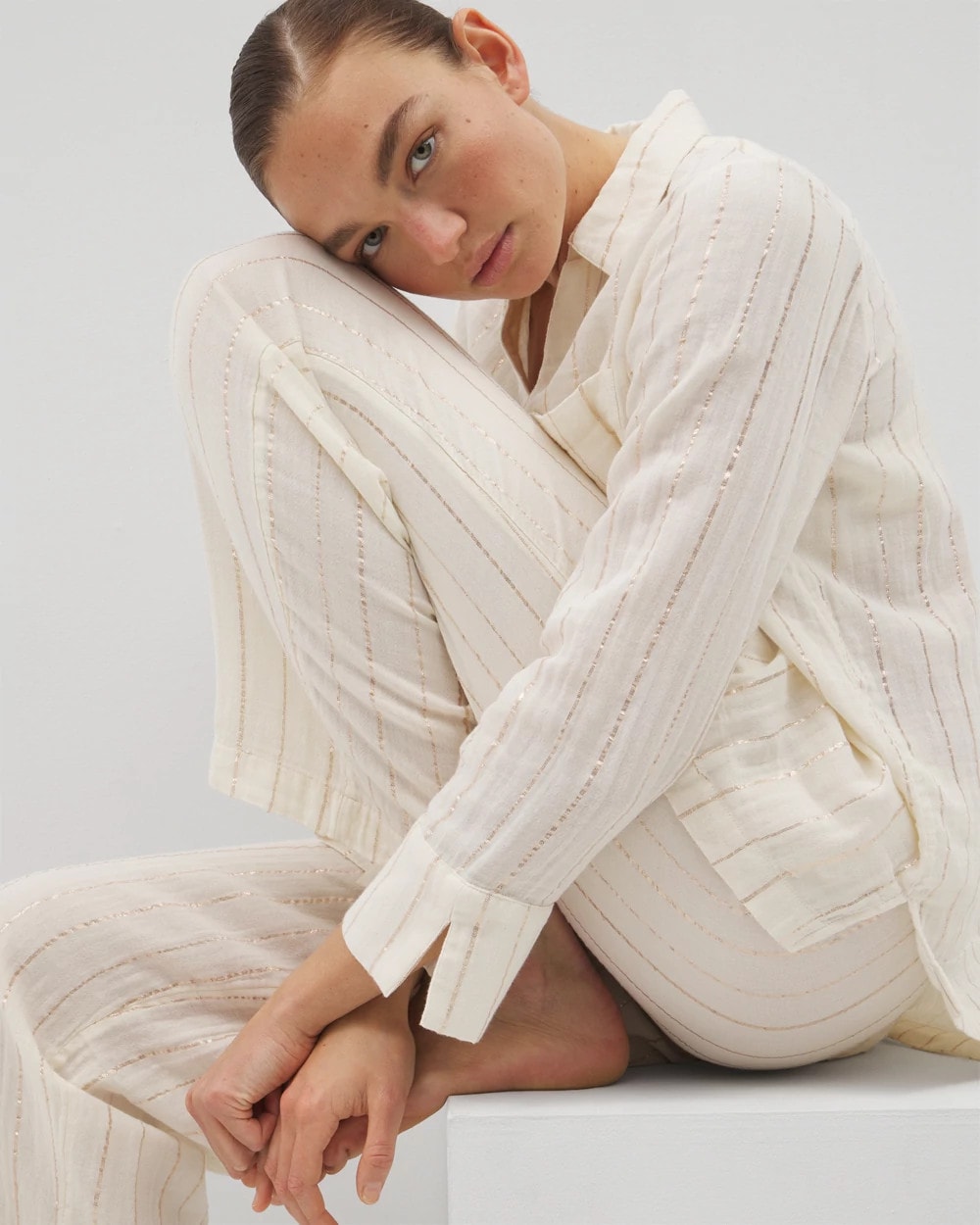 Soma Cotton Gauze Pajama Pant