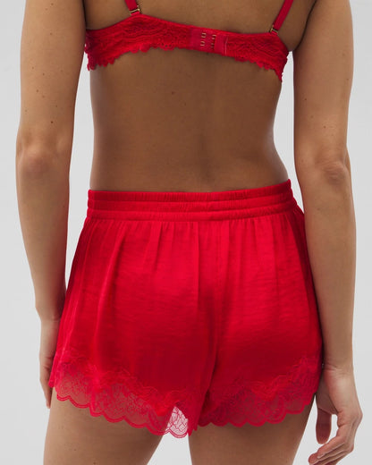 Soma Lace Trim Pajama Shorts