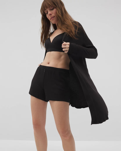 Soma Lightweight Rib Knit Long Sleeve Wrap