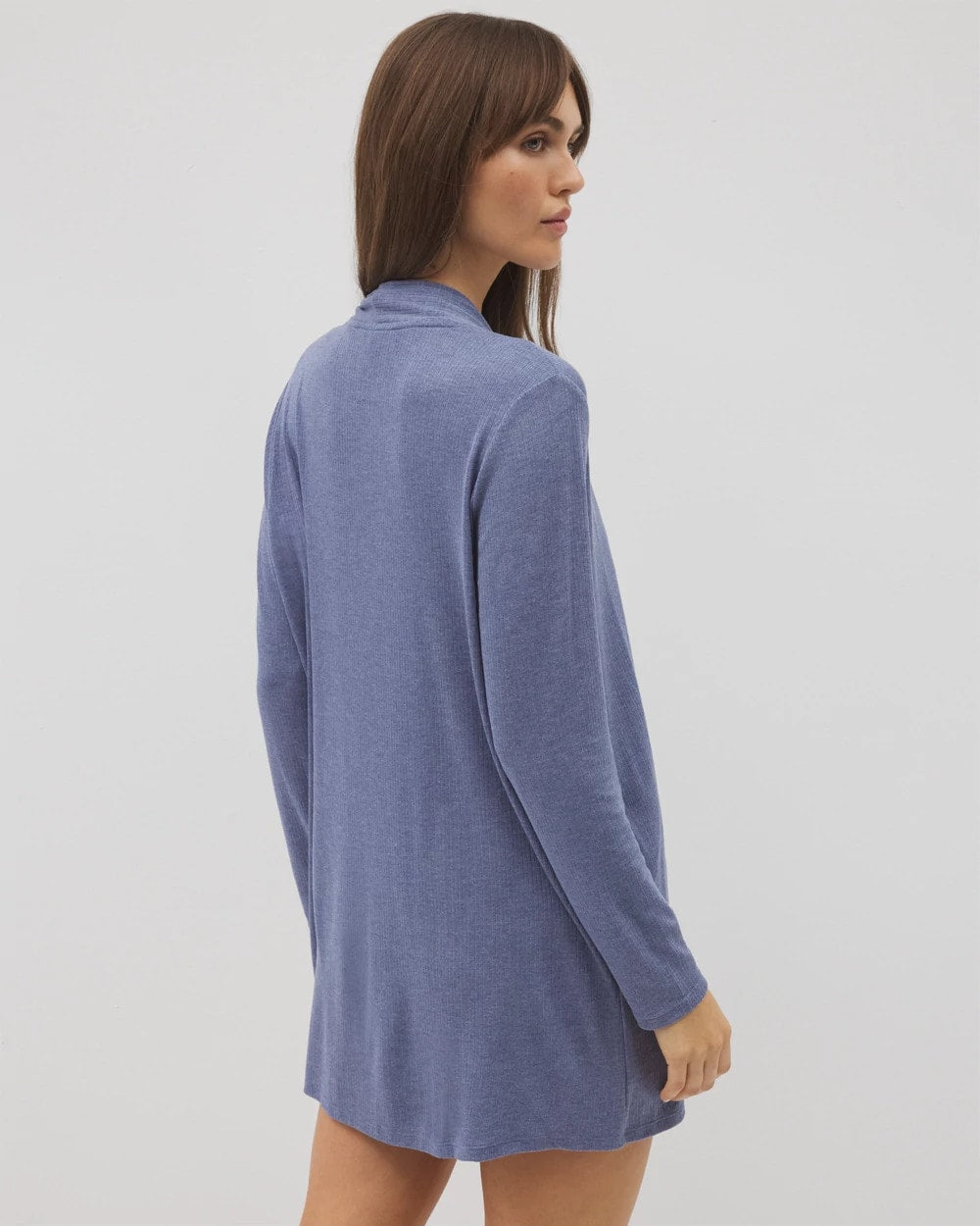 Soma Lightweight Rib Knit Long Sleeve Wrap