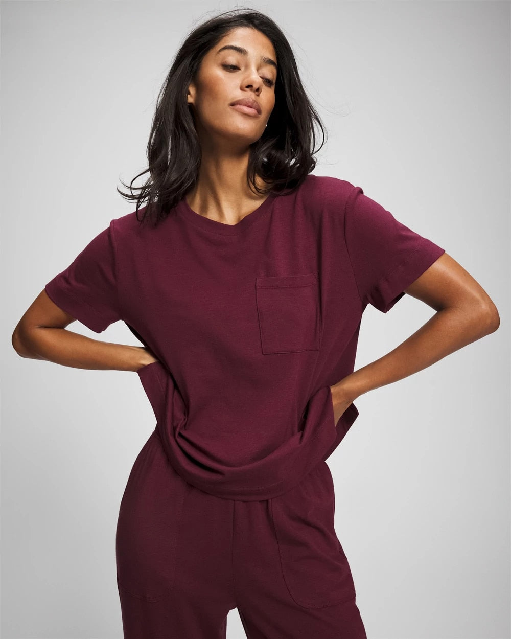 Soma Short-Sleeve Pocket Pajama Tee