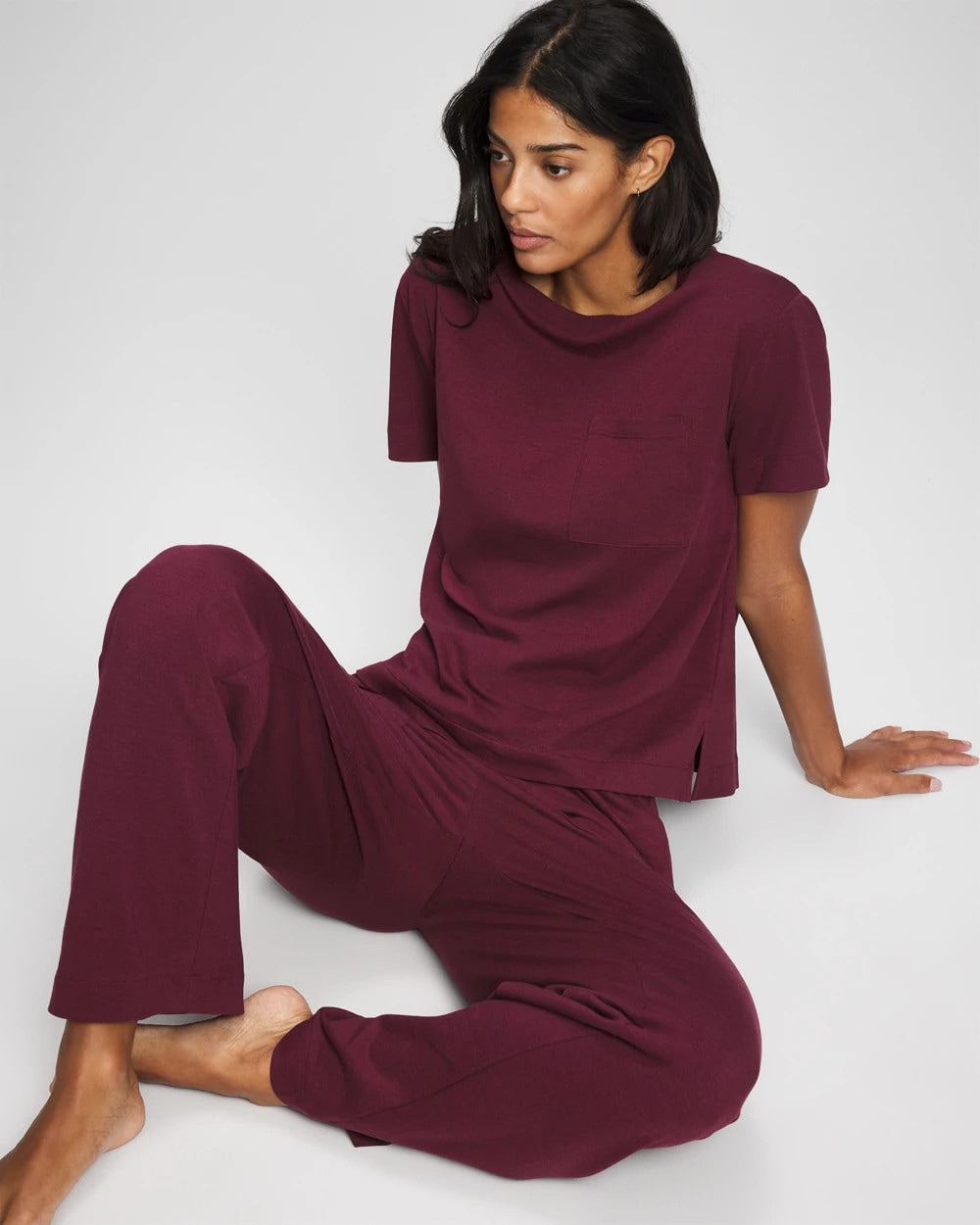 Soma Short-Sleeve Pocket Pajama Tee