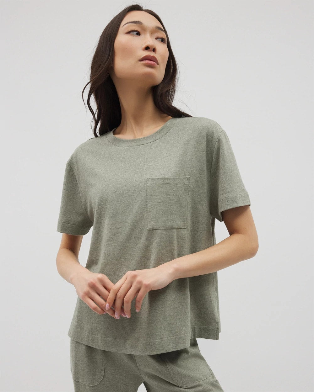 Soma Short-Sleeve Pocket Pajama Tee