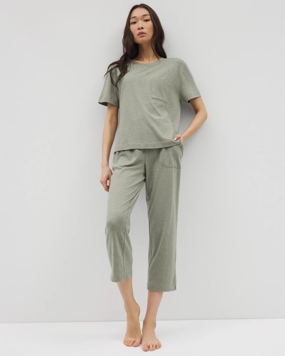 Soma Short-Sleeve Pocket Pajama Tee