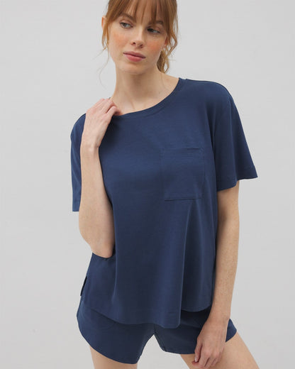 Soma Short-Sleeve Pocket Pajama Tee