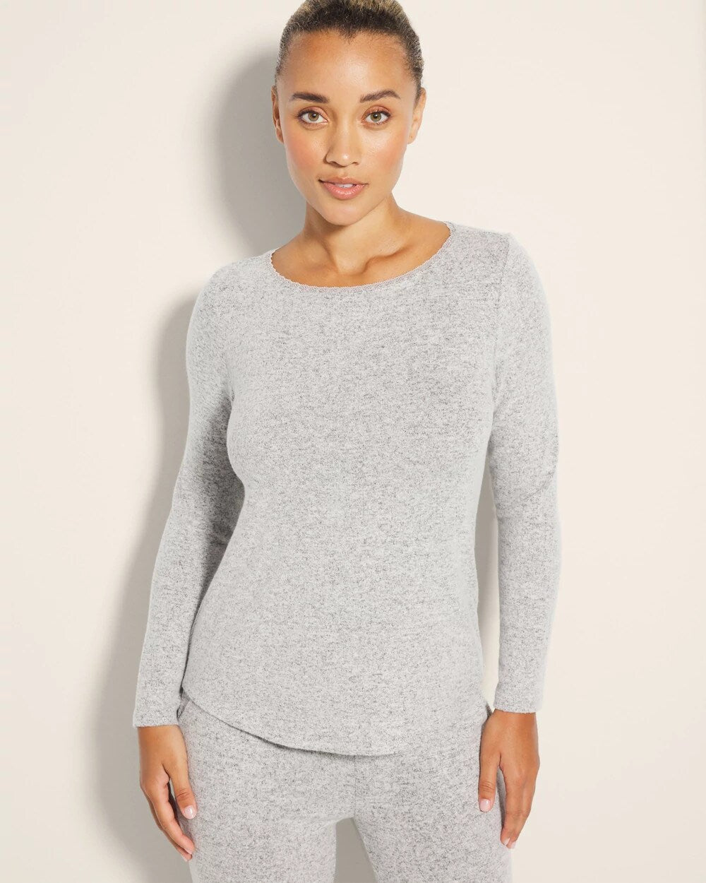 Soma Cozyluxe Long-Sleeve Pajama Top
