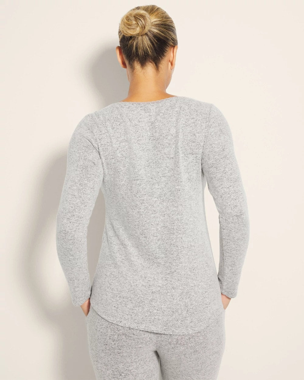 Soma Cozyluxe Long-Sleeve Pajama Top