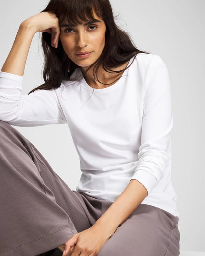 Soma Ruched Long Sleeve Pajama Tee