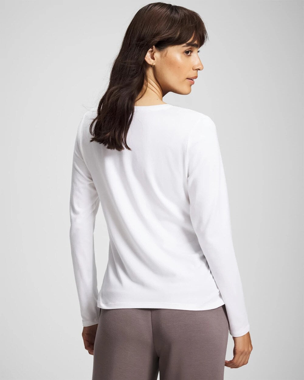 Soma Ruched Long Sleeve Pajama Tee