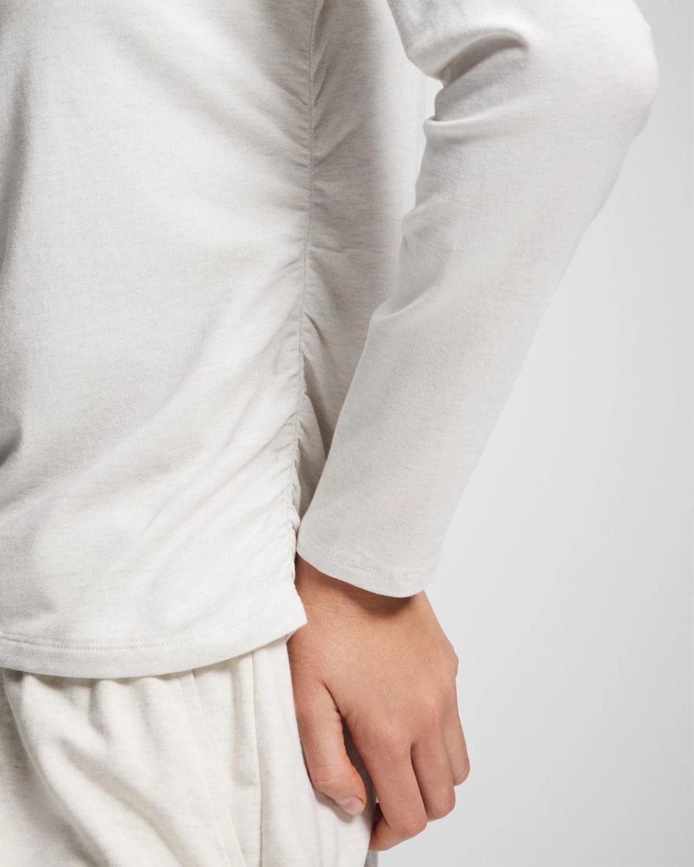 Soma Ruched Long Sleeve Pajama Tee