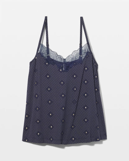 Soma Lace-Trim Pajama Cami